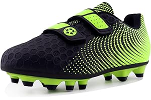 AQTDUAJ Fußballschuhe Jungen Fussballschuhe Kinder Mädchen Low Top Soccer Trainingsschuhe Turnschuhe Outdoor rutschfest Trainingsschuhe Unisex 28-37