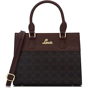 Lavie Women's Mono Salma Solid Satchel Bag for Women | Satchel Handbag for Work | Ladies purse | Stylish Shoulder Bag | Gift For Ladies