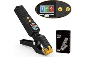 QPKING Termómetro digital HVAC LM55 Termómetro digital con pinza de temperatura Sensor de alta precisión Medición de temperatura en tiempo real para sistemas de calefacción y refrigeración, -50 °C ~ 260 °C