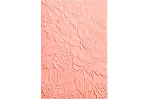 CYFUN DESIGN 3D Embossing Folder for Card Making Texture Fades Blossom Bloom Floral Plastic Embossing Folder Template for DIY Scrapbooking Paper Crafting Handmade Crafts Scrapbooking Arts Supplies Scrapbook Decor