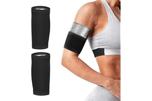 ACMEDE Brassards de Sudation, Bandes de Bras Amincissantes pour Hommes et Femmes, Augmentation de Sueur Augmentant Chaleur pour Perte de Poids, Entraînement Sportif Manchon de Bras Compression