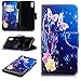 Produktbild PU Leder Hülle für iPhone XS Max,Geldbörsen-Etui Flip Case Netter Ledertasche Schutzhülle und Stand Folio Hülle Etui Scratch Magnetverschluss Fächern Karten Handyhülle,Verträumter Schmetterling