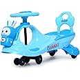 Fun Ride Bunny Swing Car Rider - Bunny Rabbit Twist and Swing Magic Car Ride On for Kids with Steering Music and Lights for Boys and Girls for Age 3+ Weight Capacity Upto 100 Kg (Blue)