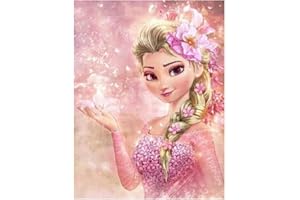 PEYGRE 5D DIY Diamond Art Painting Kit Full Drill, Canvas Diamond Crystal Rhinestone Embroidery Cross Stitch Craft Pictures Painting by Numbers for Kids Adults Gifts Home Wall Decor, 11.8x15.8 inch (H)