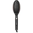T3 Edge Heated Smoothing, Styling & Straightening Brush with Ion Generator, 3 Heat Settings, Custom-Blend Ceramic Surface