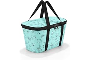 reisenthel coolerbag XS Cats and Dogs Sac de Sport Enfant, 28 cm, 4 liters, Turquoise (Mint)