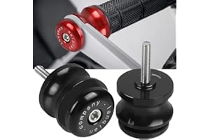 QJY-MOTOR PART-STORE Multistrada 1200 1260 Contrappeso Manubrio - 2pz Moto Bilanceri Manubrio Tappi per Ducati Multistrada 1200 Enduro/Pro 2016-2018 Multistrada 1260 D/S Enduro/Pro/Pikes Peak 2017-2021(Nero)