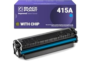 Black Point [Z CHIPEM] Toner kompatybilny z HP 415A HP 415X do HP Color Laserjet Pro MFP M479fdw HP Color Laserjet Pro MFP M454dw M454dn Laserjet MFP M479dw MFP M479fdn MFP M479fnw m480 (4Pack)
