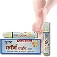 Super Ayurvedic Foot Corn and Callus Remover Gel Roll On Oil - 20ML | Effective Treatment for Corns and Calluses | Herbal Solution with Neem, Camphora & Castor Oil | Easy to Apply & Pocket-Friendly Packaging