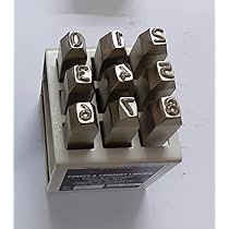 back number バッチ BRADMA HANDHELD PUNCHES NUMBER PUNCH SET 0 TO 8 (8MM) : Amazon.in