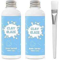 Smalto Per Argilla Essiccata All'aria 200ml - Vernice Lucida Protettiva - Antigraffio E Impermeabile - Foto 2