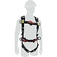 Honeywell Miller H500 FPXARCM-HMEU Arc Flash Safety Harness, Size 2, Suitable for Construction, Rail & Utilities, Lightweight, Thick Waist Belt, Dielectric Back & Side D Rings, Protected Label Pouch