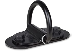 Meister Double-End Heavy Bag D-Ring Floor Anchor Mount - Black