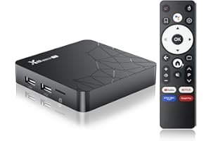 RUPA Android TV Box 14.0 (2nd Gen), Android Box 2GB RAM 16GB Soporte 2.4/5.0GHz WiFi6 Bluetooth 5.0 HDR10 HD 8K 10/100M Ethernet HDMI 2.0 Smart TV Box