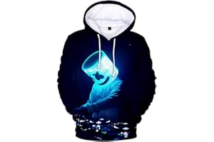 OLIPHEE Sweat Capuche 3D Imprimé Garçon Manches Longues
