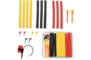 RJFUJP Kit de 18 bas de ligne Korda Zig Rig Rig avec mousse EVA, outils essentiels pour la pêche à la carpe professionnels et débutants, idéal pour changer de ligne et nettoyer les débris