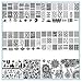 Born Pretty 12 Pcs L009 L020 Nail Art Stamp Template Image Plates 12.5 X 6.5cm RS.2727.00