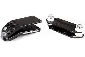 Waterborne Skateboards Adapter surfingowy i szynowy o wysokiej wydajności pasuje i pasuje do każdej deskorolki - zawiera oba adaptery wodne