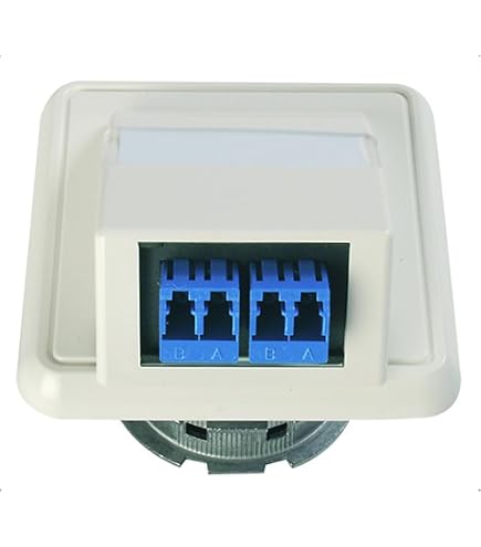 LOGILINK LC-Duplex Steckverbinder FA05LC2 – Wasserdichte Kabelmuffe Für Glasfaser Im Außenbereich