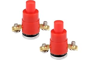 YINETTECH Lot de 2 Interrupteurs Thermiques à Réinitialisation Automatique 56 °C 250 V 16 A Adaptés Au Remplacement des Disjoncteurs de Tambours de Câbles