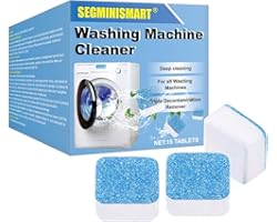 SEGMINISMART Washing Machine Cleaner,Effervescent Tablet Washer Cleaner,Solid Washing Machine Cleaner,Deep Cleaning Remover w