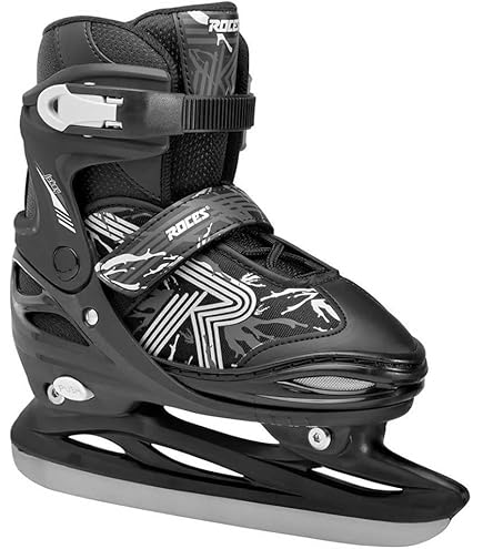Pattini Da Ghiaccio Roces Jokey Allungabili Bambino - Taglia 0-24, Con Lama Acciaio, Per Hockey - Foto 3