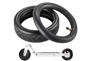 Kyrio 8.5 Inch Scooter Replacement Tyre Inner and Outer Tubes Tires Double Thickness Rubber Tires Electric Scooter Tire for Xiaomi M365 Other 8.5" Universal Inflatable Inner and Outer Tubes