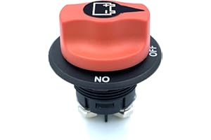 IRYNA Interruttore Stacca Batteria,Interruttore di isolamento batteria,12V-48V interruttore di scollegamento della batteria,Max 32 V 100 A CONT 150 A INT Interruttori batteria auto per camper Barca