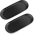 2 Pièces Petit Plateau Doré Ovale 23x9,5cm - Plateaux Décoratifs Acier Inoxydable Pour Bijoux Et Desserts