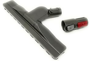 Kniwelshop Cepillo de parquet flexible aspiradora compatible con Dyson + adaptador V7 V8 V10 SV10 SV11