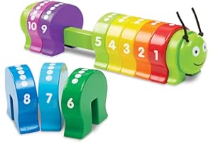 Melissa & Doug Counting Caterpillar , Developmental Toy , Motor Skills , Problem Solving , 2+ , Gift for Boy or Girl