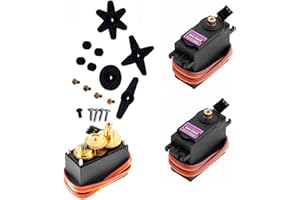 OreluxTEC 100% Metal getriebe Zahnrad MG996R Digital Servo Motor 180° Torque 15KG for RC 2 Module