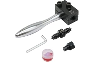 CHANG QI SAE 3/16" Bördelgerät Bremsleitung Zoll Doppel-Bördelwerkzeug, Handrohr-Bördelwerkzeug für Autoreparaturen(4.75mm)