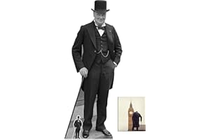 BundleZ-4-FanZ Winston Churchill Lifesize Cardboard Cutout/Standup Fan Pack, 184cm x 78cm Includes Mini Cutout and 8 x10 Photo