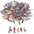LOOM TREE® Lot of 100 pcs HO Scale Model Train Building Layout Painted Figures 1/100| Model Railroads & Trains | HO Scale | Parts & Accessories | Figures & People