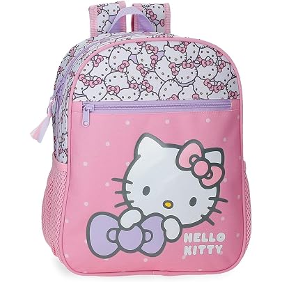 Sac à Dos Hello Kitty 3D Mini 6L Safta - 32x43x14 Cm, Rose, Pour Enfants Et Fans De Collection - 8