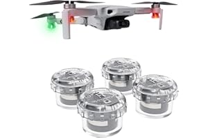 LINGHUANG Mini 4K Drone Strobe Light, 4Pcs Night Flight for DJI Neo, FliP, Mini 4K, Avata 2, 2 SE, 4 Pro, 3 Pro, 3, Air 3,Air 2S Drone Universal Accessories
