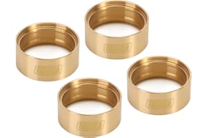 INJORA RC Ottone Interno Beadlock Anello Morsetto Anello 94g Peso Ruota Fit 1.9 Cerchione per 1/10 RC Crawler Axial SCX10 II 90046 TRX-4 VS4-10 Upgrade Parts, 4 PZ