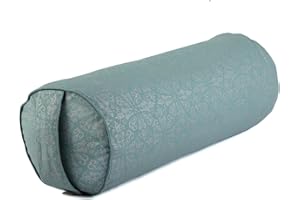 ‎BODHI Bodhi Yoga Bolster Ø 23 cm | Maharaja Collection | Abnehmbarer & Waschbarer Bezug aus 100% Baumwoll | Yogarolle mit Bio-Dinkelfüllung | Yogakissen für Restorative & Yin Yoga