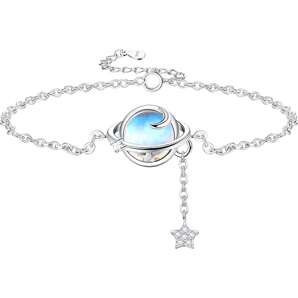Bagues En Argent 925 Pour Femme Avec Zircone Cubique Et Pierre De Lune - Modèles Arc-en-ciel, étoile, Soleil, Lune, Réglables
