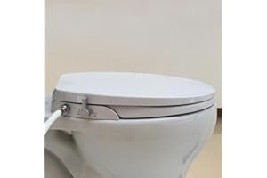 Hibbent Bidet Sedile copri WC con Bidet Non Elettrico(Standard a O)