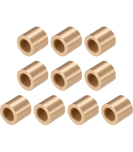 12 Boccole Autolubrificanti In Ferro Sinterizzato 10x14x12mm - Per Macchine Utensili E Apparecchiature Industriali