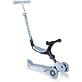 Globber Go Up Foldable Plus ecologic 3 Wheel Folding Scooter and Ride On - 15 Months to 7 Years, Kids Toddler Scooter for Boys and Girls with removable seat - 2 Year Warranty