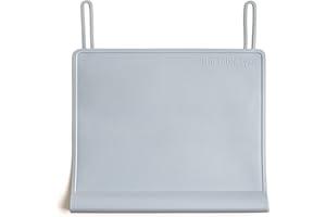 The Table Tyke 100% Silicone Placemat with Teething Edge Bumper/Spill Stopper | Dishwasher Safe, Travel Ready Non-Slip Suction Activity Mat for Infants, Babies, Toddlers, Children, Kids
