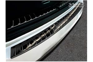 Avisa 2/45174 Black Stainless Steel Rear Bumper Protector BMW X3 G01 M-Package 2017-'Ribs'