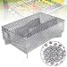 Produktbild LaDicha Edelstahl Faltung Einfach BBQ Backofen Outdoor Grillkohle Grill BBQ Kalt Raucher Generator