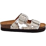 ALVIERO Martini 1A CLASSE Infradito Ciabatta Strass Fibbia Naturale Geo  NE405-8391 : Amazon.it: Scarpe e borse