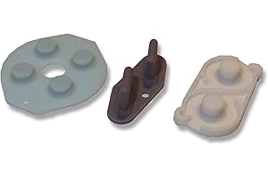 GAMERS GEAR Joueurs Gear Gameboy Game Boy Original GBO en caoutchouc de rechange en silicone Pad boutons de