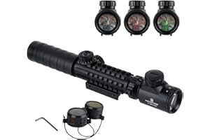 ‎FOCUHUNTER FOCUHUNTER Taktisches Zielfernrohr 3-9x32EG Rot und Grün Optik mit 20mm Tri-Picatinny-Schienen