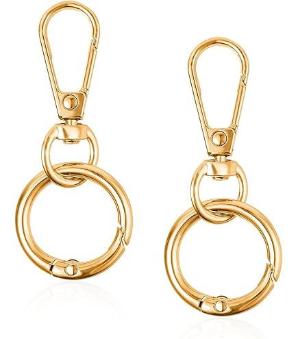Lot De 20 Anneaux En O à Ressort De 20 Mm, Mousqueton Rond En Alliage De Zinc, Anneaux De Fixation à Boucle Pour Porte-clés, Sac à Main, Sangle D'épaule, Rideau, Bricolage (1,27